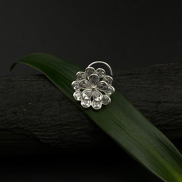 Big Trippy Flower Nose Pin